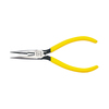 Klein Tools 6 5/8 in D203 Needle Nose Plier, Side Cutter Plastic Dipped Handle D203-6C