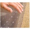 Aleco Chair Mat 36"x48", Traditional Lip Shape, Clear, for Carpet 122083