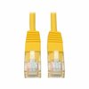 Tripp Lite Cat5e Cable, Molded, RJ45 M/M, Yellow, 15ft N002-015-YW