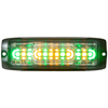 Buyers Products Ultra Thin Wide Angle 5 Inch Amber/Green LED Strobe Light 8890310