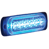 Buyers Products Thin 4.5 Inch Blue Horizontal LED Strobe Light 8891904