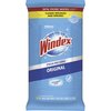 Windex Wipes Glass Cleaner Wipes, White, Unscented, Packet, 12 PK 319251