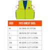 Chill-Its By Ergodyne Large Cooling Vest, Hi-Vis Lime 6665