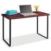 Safco Standing Desk, Cherry/Black, Laminated Wood 1943CYBL