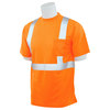 Erb Safety T-Shirt, Class2, X Back, Hi-Viz, Orange, M 62189