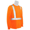 Erb Safety Birdseye Tshirt, Lng Slv, HiViz, Orange, 3XL 64013