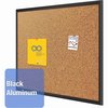 Quartet Cork Bulletin Board 3ft.x2ft., Black Aluminum Frame 2303B