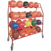 Champion Sports Pro Ball Cart, Up to 35 Multi Sport Balls BRCPRO