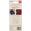 Velcro Brand Reclosable Fastener, Disc, Rubber Adhesive, 5/8 in, White, 15 PK 90070