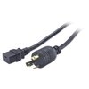 Apc Power Cord, L6-30P, SJT, 8 ft., Blk, 24A, 12/3 AP9896