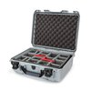 Nanuk Cases Case with Padded Divider, Silver, 930S-020SV-0A0 930S-020SV-0A0