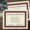 Great Papers Certificate Red Metallic Border, PK100 934100