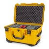 Nanuk Cases Case with Padded Divider, Yellow, 938S-020YL-0A0 938S-020YL-0A0