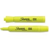 Sharpie Smear Guard Highlighter, Chisel Tip Fluorescent Yellow PK12 25025B
