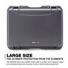 Nanuk Cases Case with Padded Divider, Graphite, 940S-020GP-0A0 940S-020GP-0A0