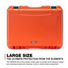 Nanuk Cases Orange Protective Case, 21.7"L x 16.9"W x 8-1/2"D 940S-010OR-0A0