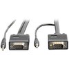 Tripp Lite Coax Cable, Audio, VGA, HD15, 3.5mm, RGB, 25ft P504-025