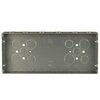 Raco Electrical Box, 72.8 cu in, Gang Box, 4 Gang, Galvanized Steel, Rectangular 953