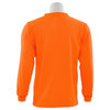 Erb Safety T-Shirt, Long Sleeve, Hi-Viz, Orange, 5XL 61796