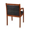 Regency Black Side Chair, 22" W 23" L 34" H, Fixed, Vinyl Seat, Regent Series 9875CHL