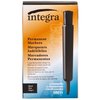 Integra Black Permanent Marker, 12 PK ITA30011
