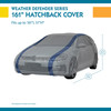 Duck Covers Weather Defender Silver Hatchback Cover A3HB161