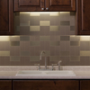 Aspect Metal Backsplash 3X6 Long Grain Bru, PK 8 A5251