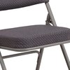 Flash Furniture Gray Fabric Folding Chair AW-MC320AF-GRY-GG