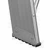 Louisville 3 Steps, Aluminum Step Stand, 375 lb. Load Capacity, Silver AY8003