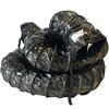 Rubber-Cal Air Ventilator Black - Ventilation Duct Hose - 16" ID x 25ft Length Hose (Fully Stretched) 01-W188