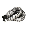 Rubber-Cal Air Ventilator White - Ventilation Duct Hose - 16" ID x 25ft Length Hose (Fully Stretched) 01-W183