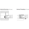 Kyocera Internal Grooving Toolholder, A16X-KKCR3 A16XKKCR3