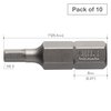 Vessel Insert Bit 1/4" Hex, H3x25.4H, PK10 B33H3254H