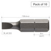 Vessel Insert Bit 1/4" Hex, -4x(T)0.8x25., PK10 B33S4254G