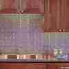 Fasade Fasade 18in x 24in Traditional 1 Crosshatch Silver Backsplash Panel 5pk PB5021