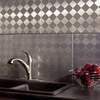 Fasade Fasade 18in x 24in Miniquattro Brushed Aluminum Backsplash Panel 5pk PB5308