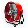 Maxx Air Barrel Fan, Air Mover, Air Circulator 24 in. Non-Oscillating, 120 V, 2,800 / 4,000 CFM BF24TFREDUPS
