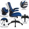Flash Furniture Desk Chair, Foam, Mesh, Metal, Plastic, Plywood, Blue Mesh BL-X-5M-BLUE-GG
