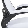 Flash Furniture Desk Chair, Foam, Mesh, Metal, Plastic, Plywood, White Mesh BL-X-5M-WH-GG