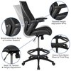 Flash Furniture Drafting Chair, Mesh, Black BL-ZP-809D-BK-GG