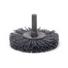 Brush Research Manufacturing BMC30AY80SC 3" Mandrel Mounted Wheel, 80 Grit Silicon Carbide, .250" Shank Dia., .812" Trim BMC30AY80SC