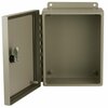 Wiegmann Carbon Steel Enclosure, 6 in H, 4 in D, NEMA 4X, Hinged BN4060604CHQT