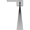 American Garage Door Supply Brushseal, Dock Leveler, Nylon, 1/2-in 90 Degree Holder, 1-in Brush, 94-in. BN9501-94
