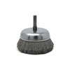 Brush Research Manufacturing BNH26AY500AO 2.750" Small Dia. Cup Brush, 500 Grit Aluminum Oxide, .250" Shank Dia., .750" Trim BNH26AY500AO