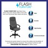 Flash Furniture Contemporary Chair, Fabric, 18" to 21-3/4" Height, Fixed Arms, Gray BT-134A-GY-GG