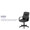 Flash Furniture Black High Back Massage Chair BT-2690P-GG