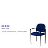 Flash Furniture Navy Fabric Stack Chair BT-516-1-NVY-GG