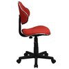 Flash Furniture Metal Task Chair, 17" to 21-1/2", Red BT-699-RED-GG