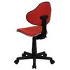 Flash Furniture Metal Task Chair, 17" to 21-1/2", Red BT-699-RED-GG