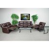 Flash Furniture Living Room Set, 35" to 64" x 38", Upholstery Color: Brown BT-70597-RLS-SET-BN-GG